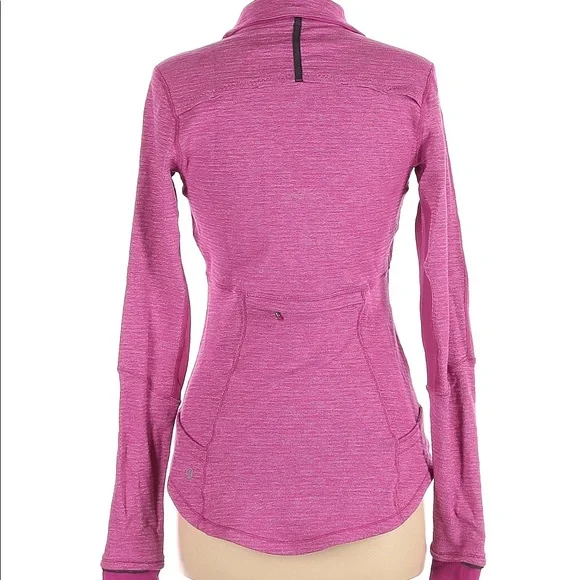 Lululemon Athletica Pink Base Runner Half Zip Pull - Picture 5 of 13